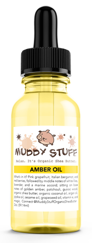 Muddy Stuff Organic Body Oil: 2oz. Amber Body Oil