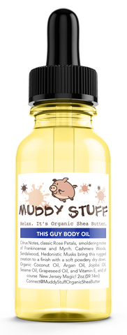 Muddy Stuff Organic Body Oil: 2oz. This Guy Body Oil