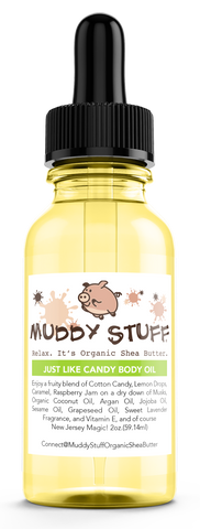 Muddy Stuff Organic Body Oil: 2oz. Just Like Candy Body Oil