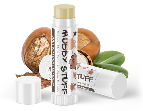 Muddy Stuff Organic Lip Balm: .15oz Just Natural